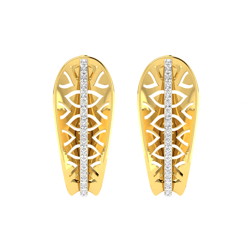 Gleaming Horizon Shine Diamond Earrings