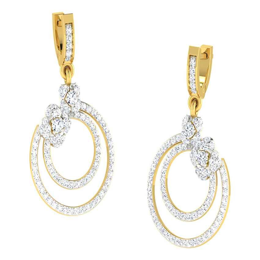 Diamond Sheen Hoop Earrings