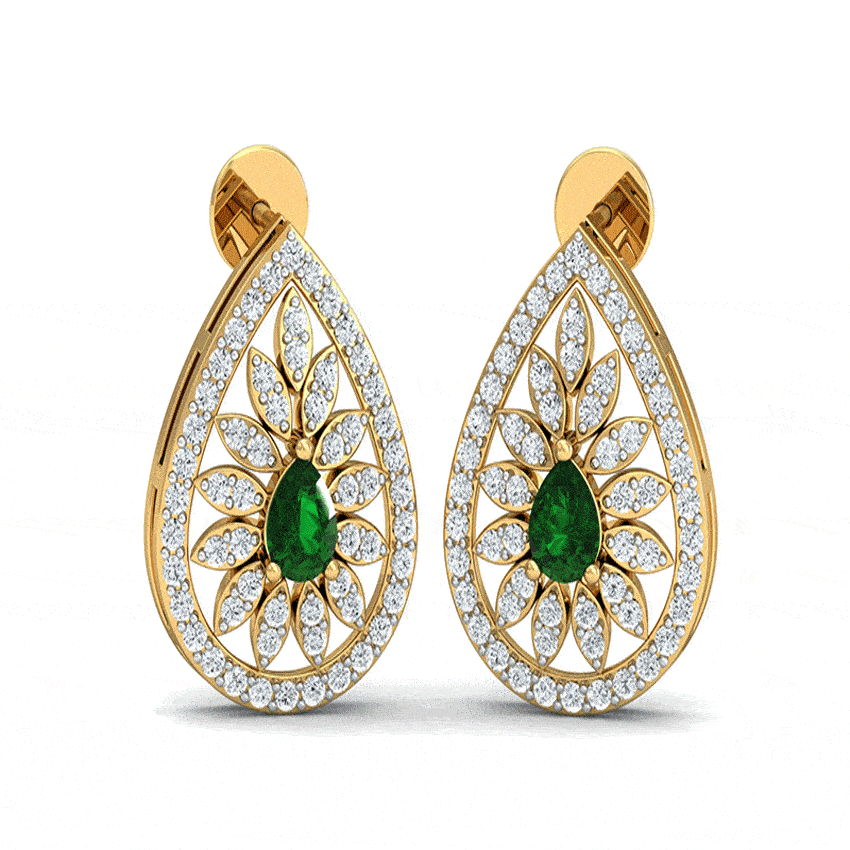 Royal Charm Diamond Earrings