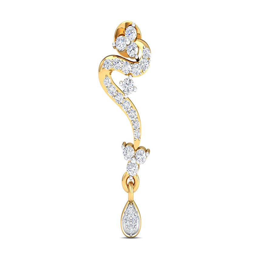 Diamond Sunburst Earrings