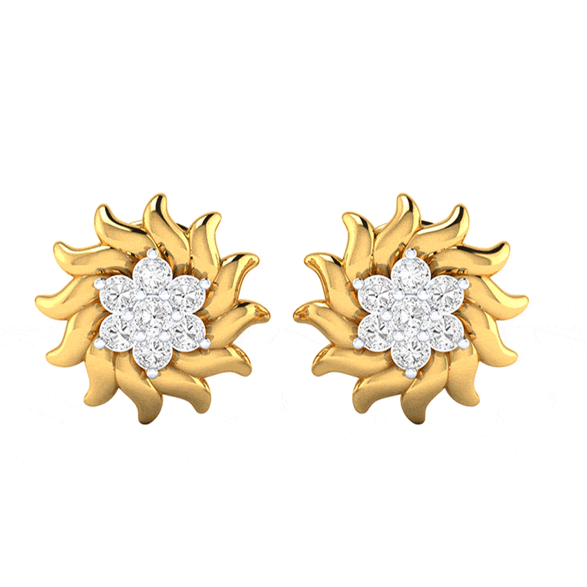 Glistening Shine Diamond Earrings Tops