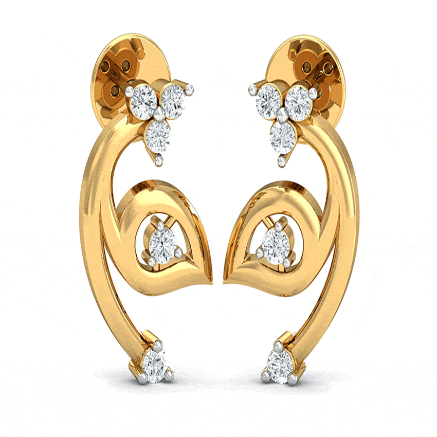 Twilight Spark Diamond Earrings