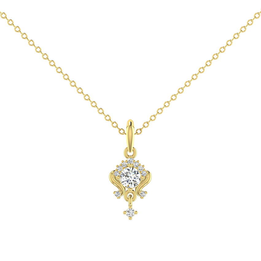 Silent Rain Diamond Pendant