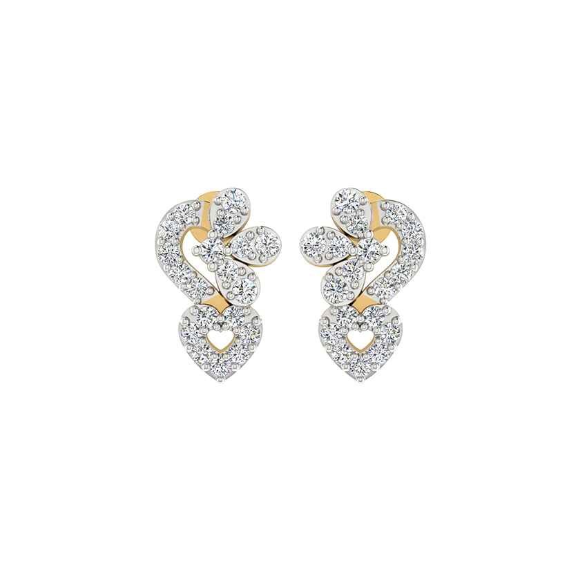 Crystal Luster Diamond Earrings