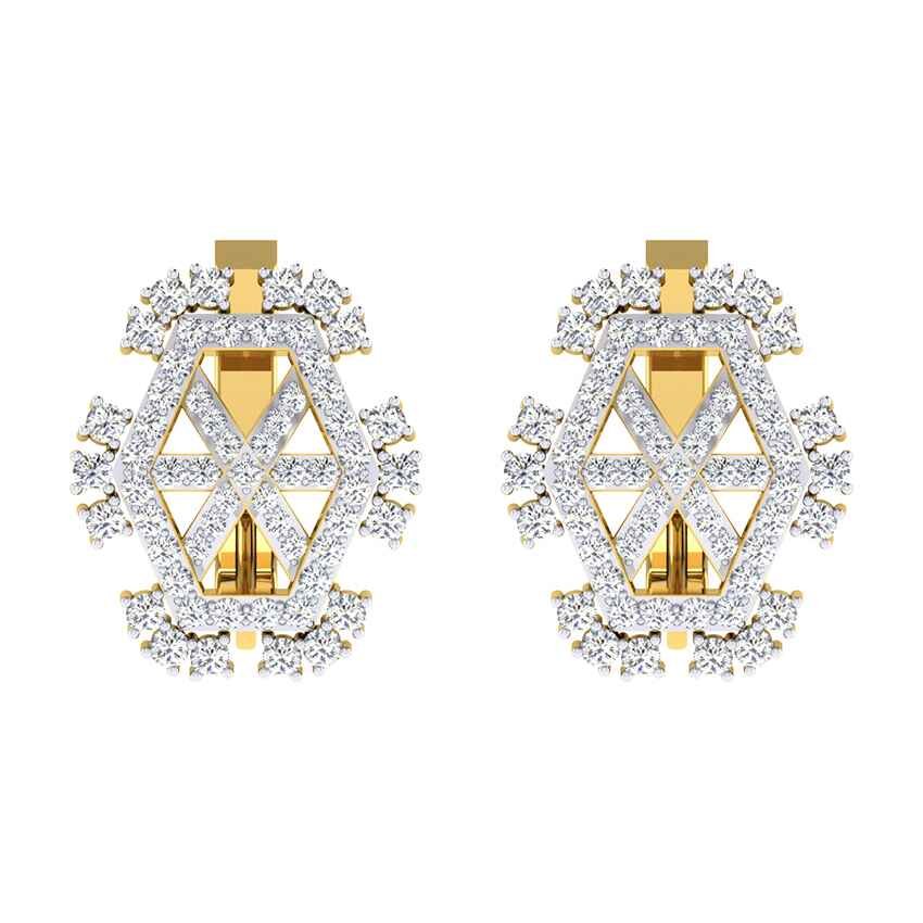Shining Horizon Diamond Earrings Bali
