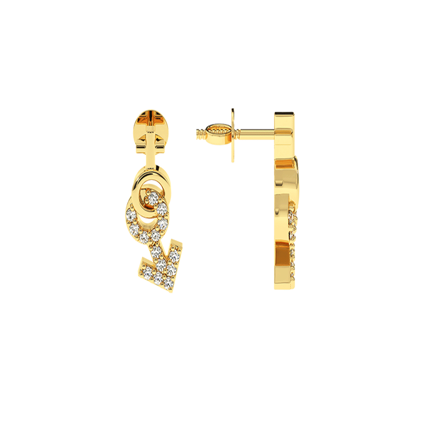 Eternal Diamond Love Earrings