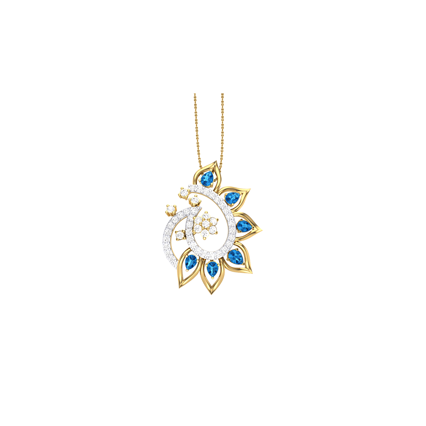 Azure Skies Diamond Pendant