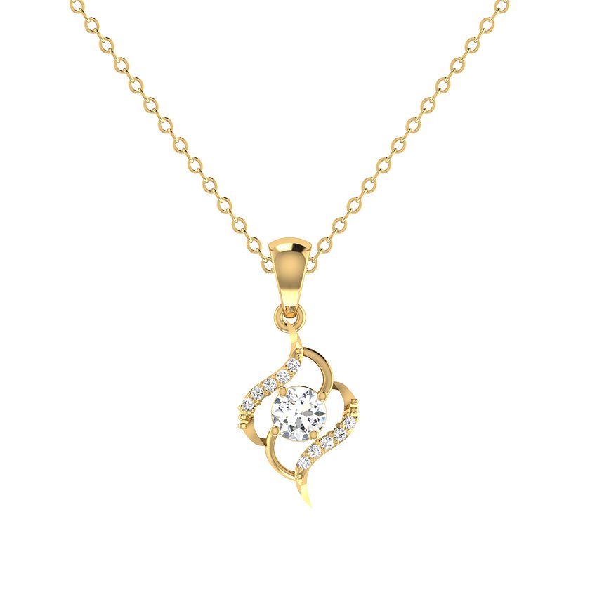 Twilight Charm Diamond Pendant