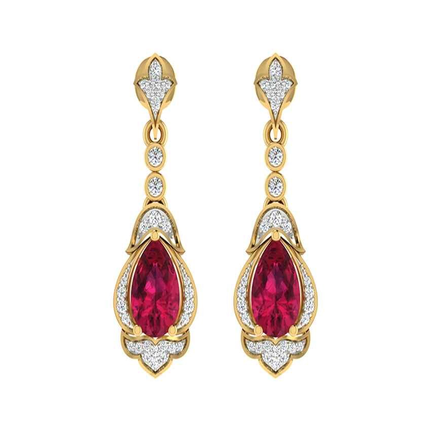 Celestial Crest Diamond Earrings