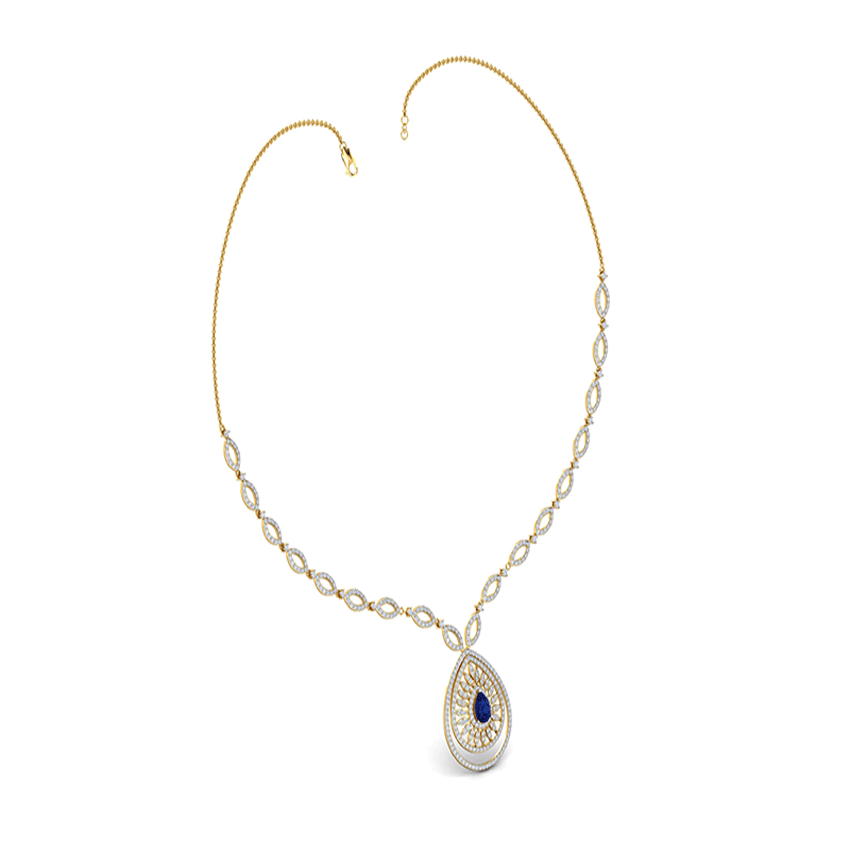 Infinity Shine Diamond Necklace Set
