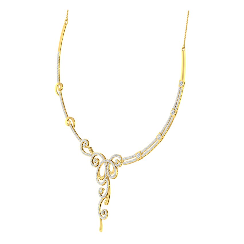 Celestial Glow Diamond Necklace Set