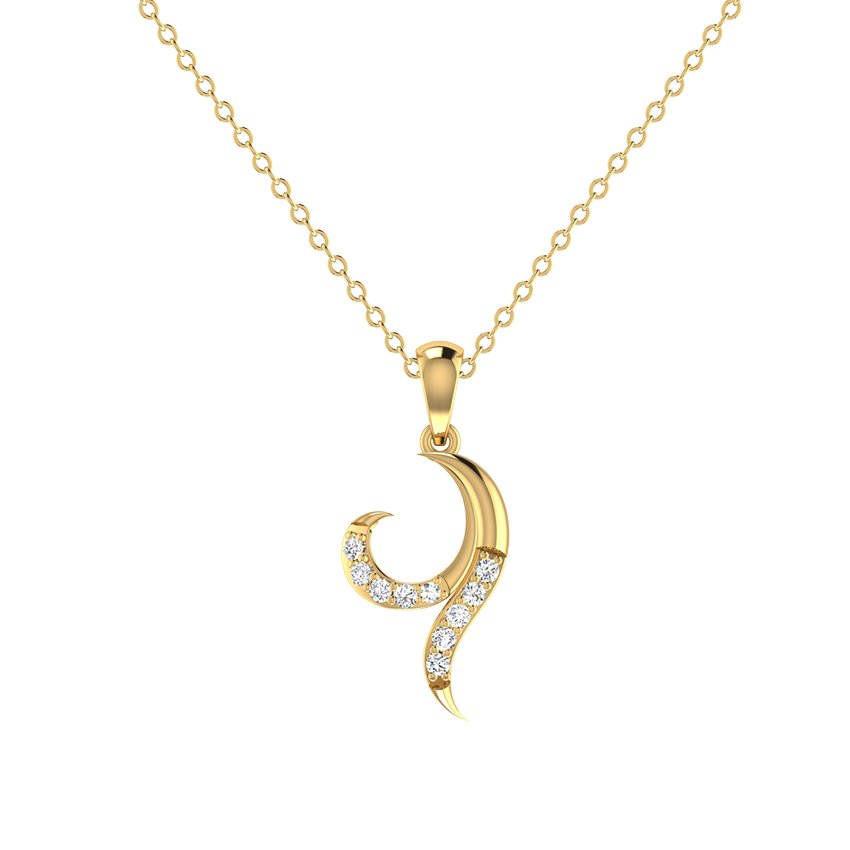 Velvet Radiance Diamond Pendant