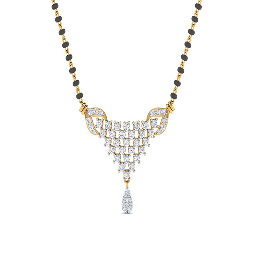Diamond Light Diamond Mangalsutra Set