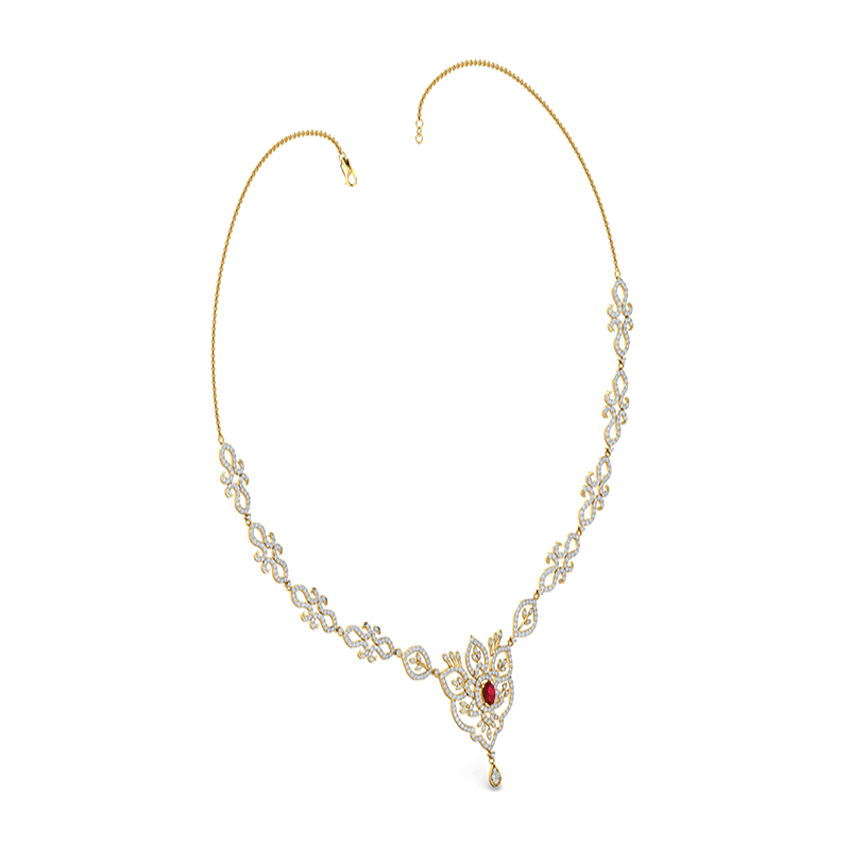 Star of the Night Diamond Necklace Set