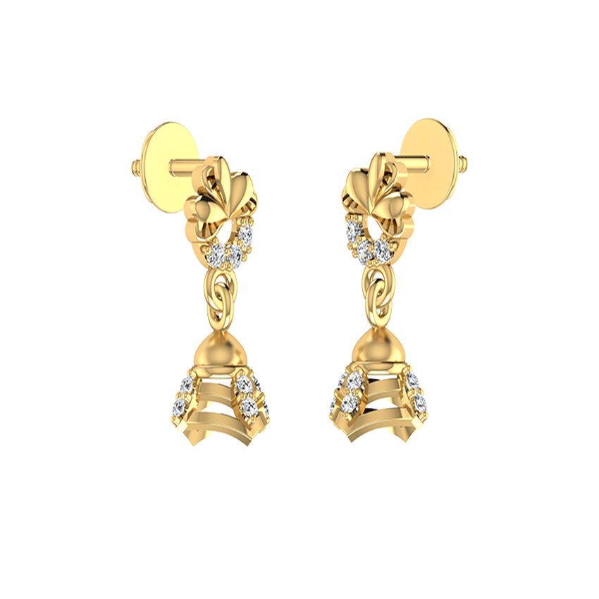 Crimson Glow Fancy Earrings
