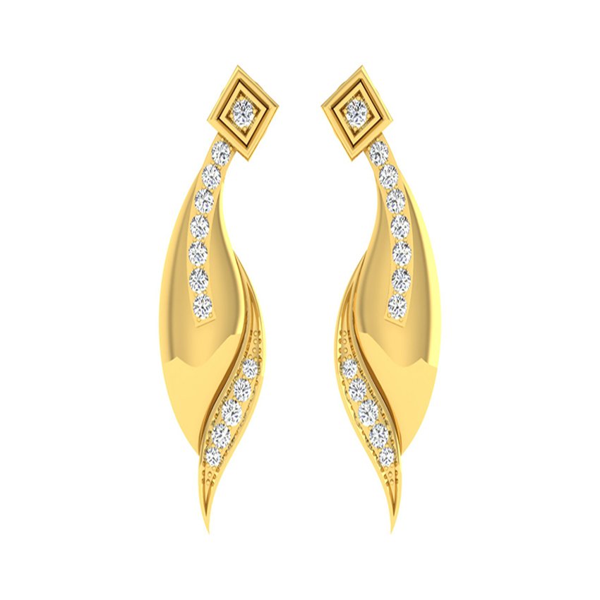Glistening Diamond Earrings