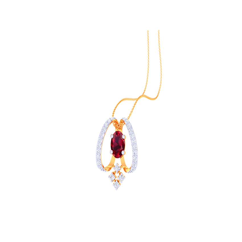 Diamond Ocean Crest Pendant