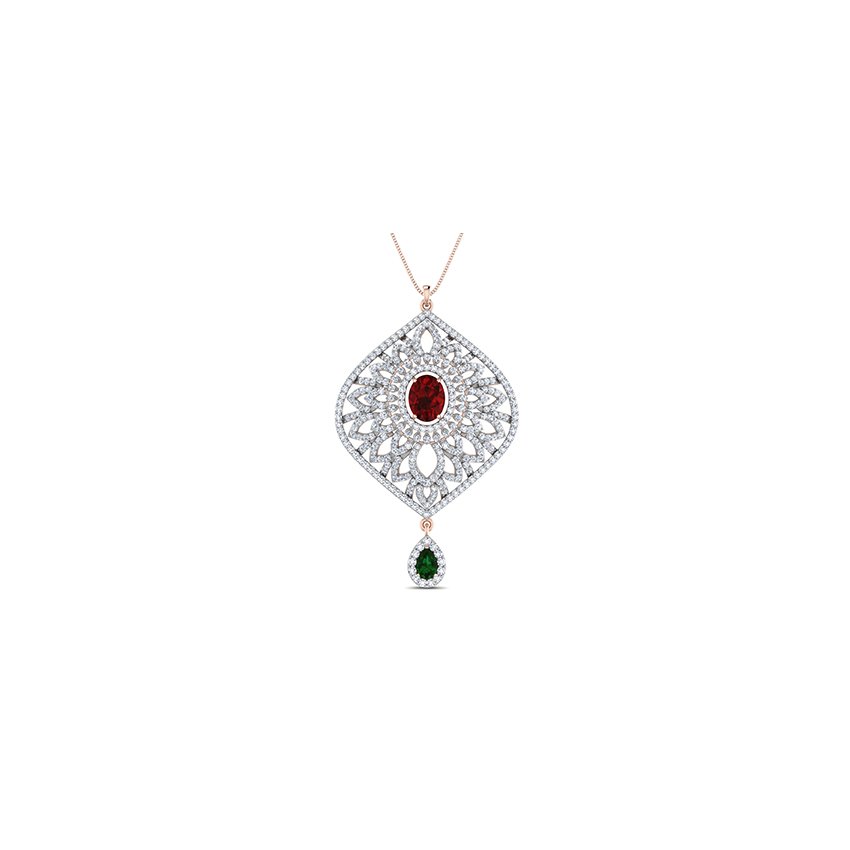 Twilight Glimmer Diamond Pendant