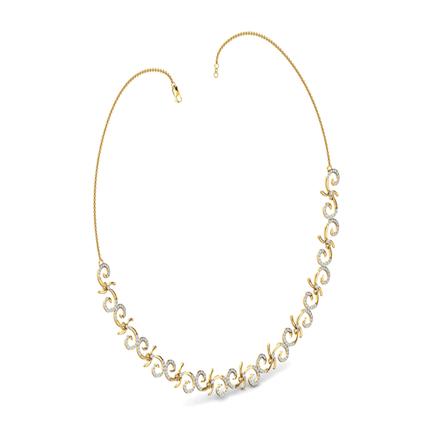 Fire & Ice Diamond Necklace Set