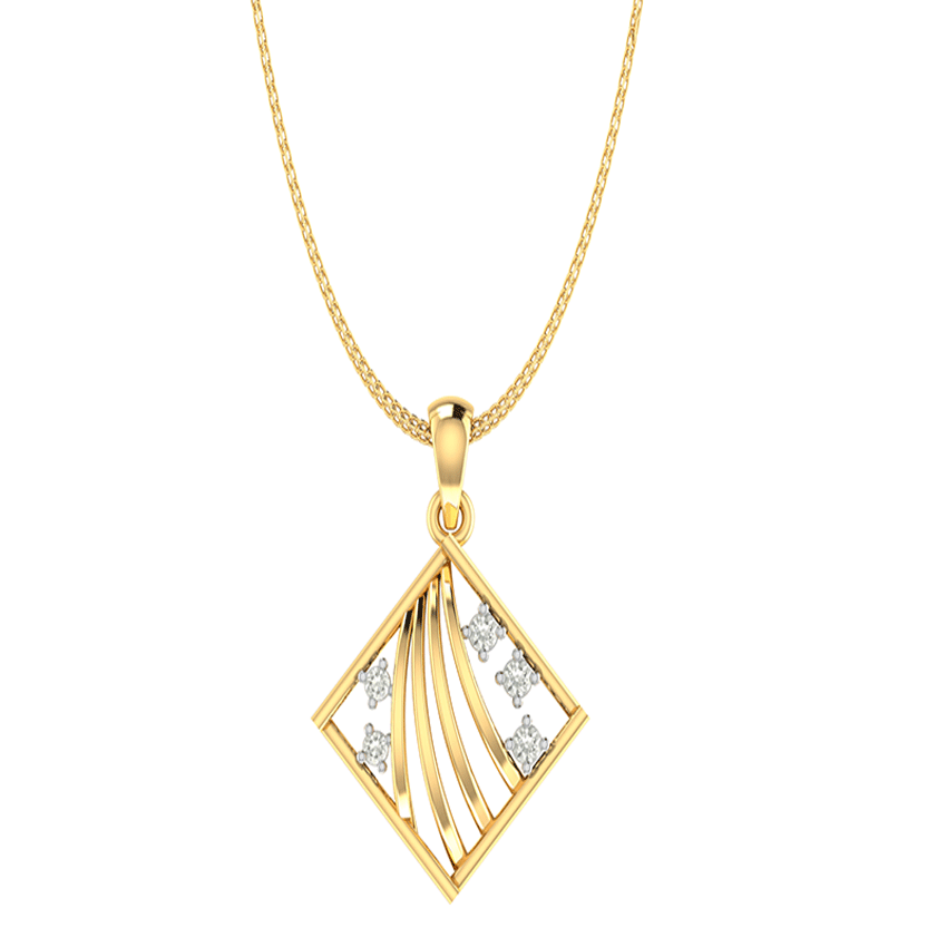 Floral Delight Diamond Pendant