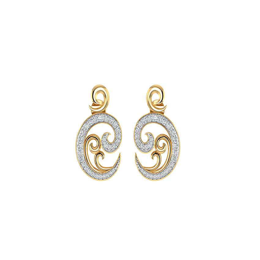 Diamond Zephyr Earrings