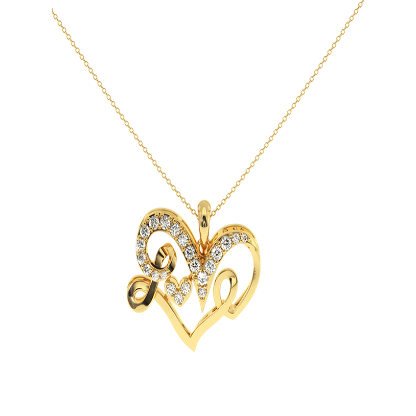 Luminous Bond Diamond Love Pendant