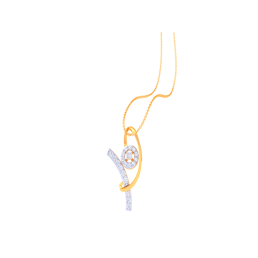 Diamond Cosmic Spark Pendant