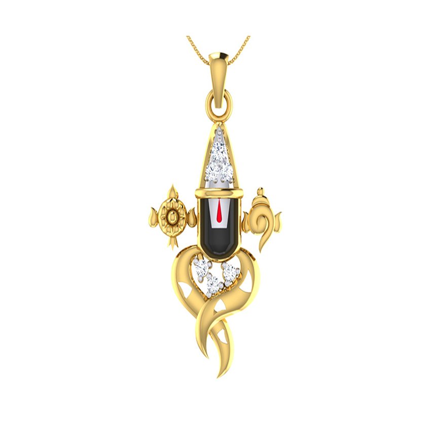 Balaji Diamond Pendant of Faithful Devotion