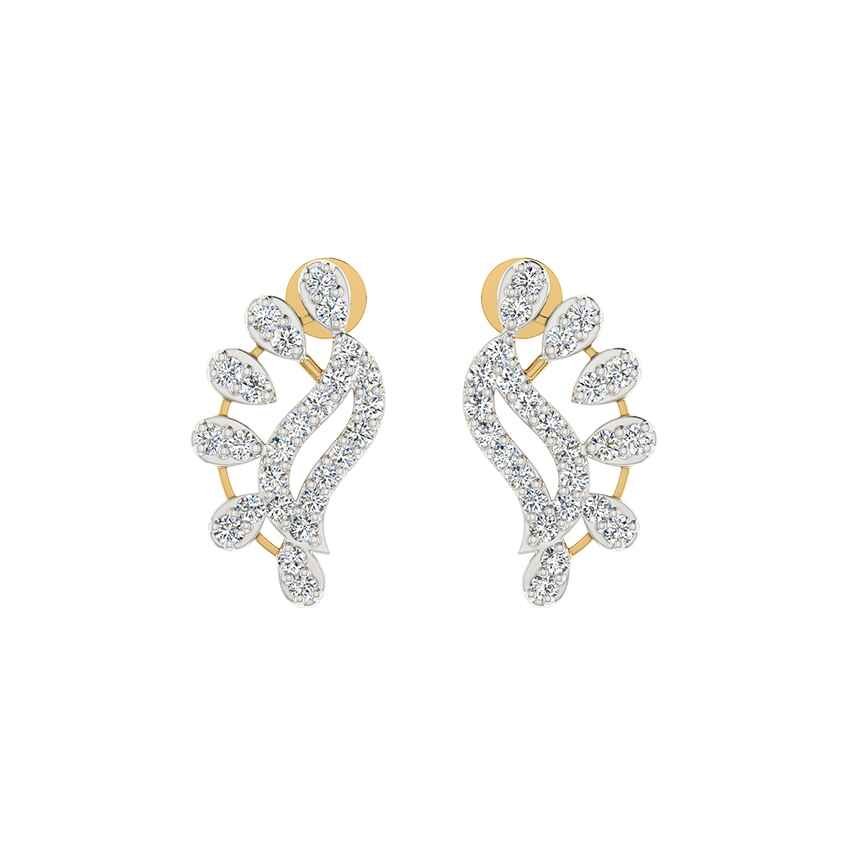 Gleaming Bloom Diamond Earrings