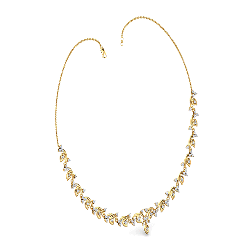 Majestic Crown Diamond Necklace Set