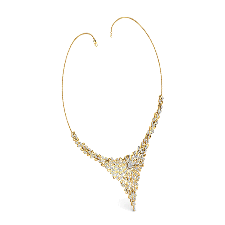 Graceful Glimmer Diamond Necklace Set
