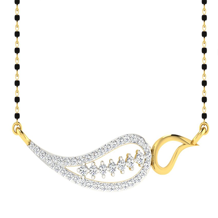 Bright Faith Diamond Mangalsutra Set