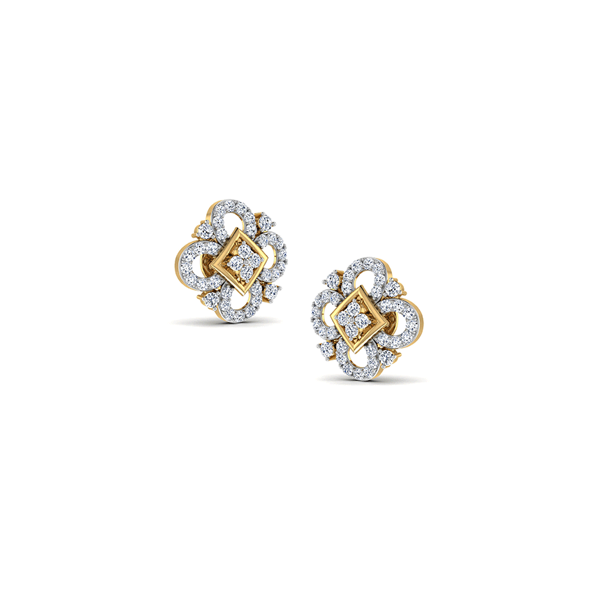 Eclipse Sparkle Diamond Earrings