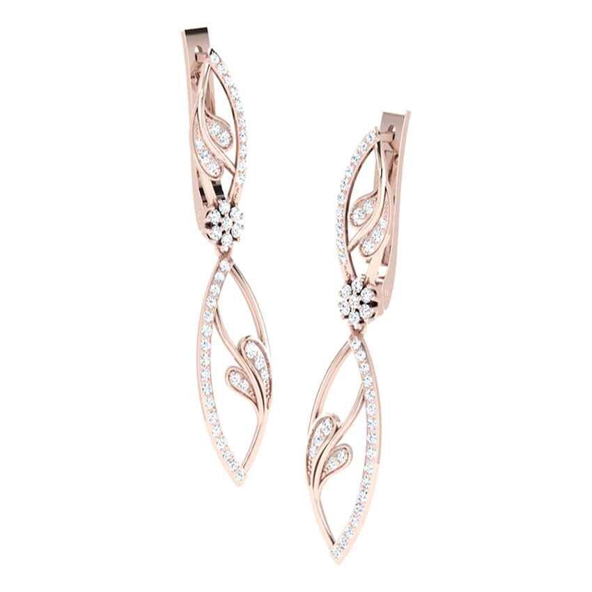 Diamond Bounce Hoop Earrings