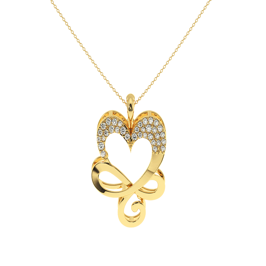 Unbreakable Connection Diamond Love Pendant
