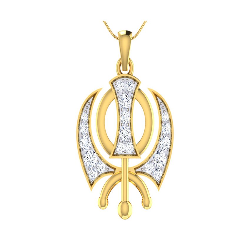 Diamond Khalsa Spirit Pendant