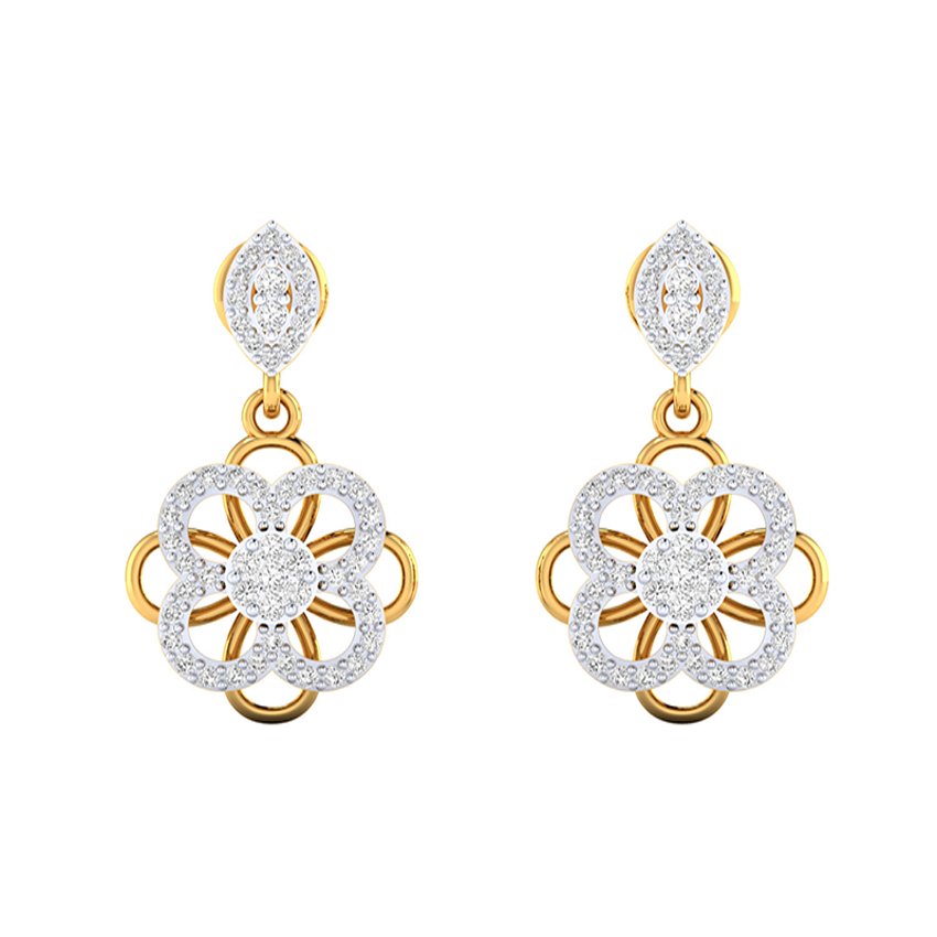 Elegant Glint Diamond Earrings Tops