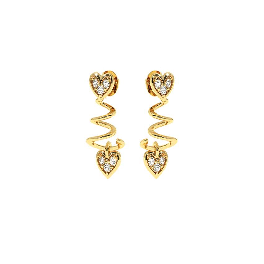 Graceful Love Diamond Earrings