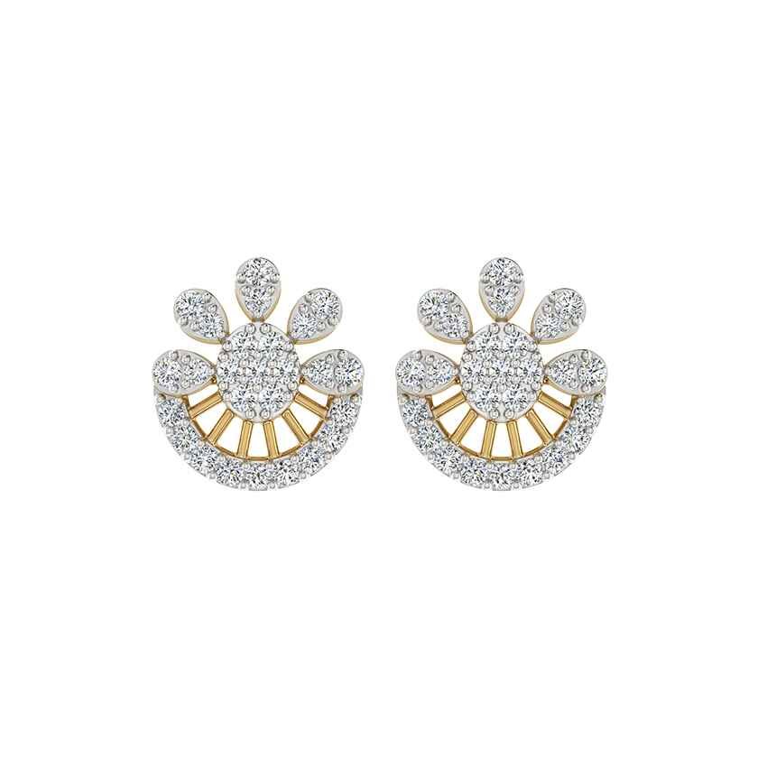 Golden Aura Diamond Earrings