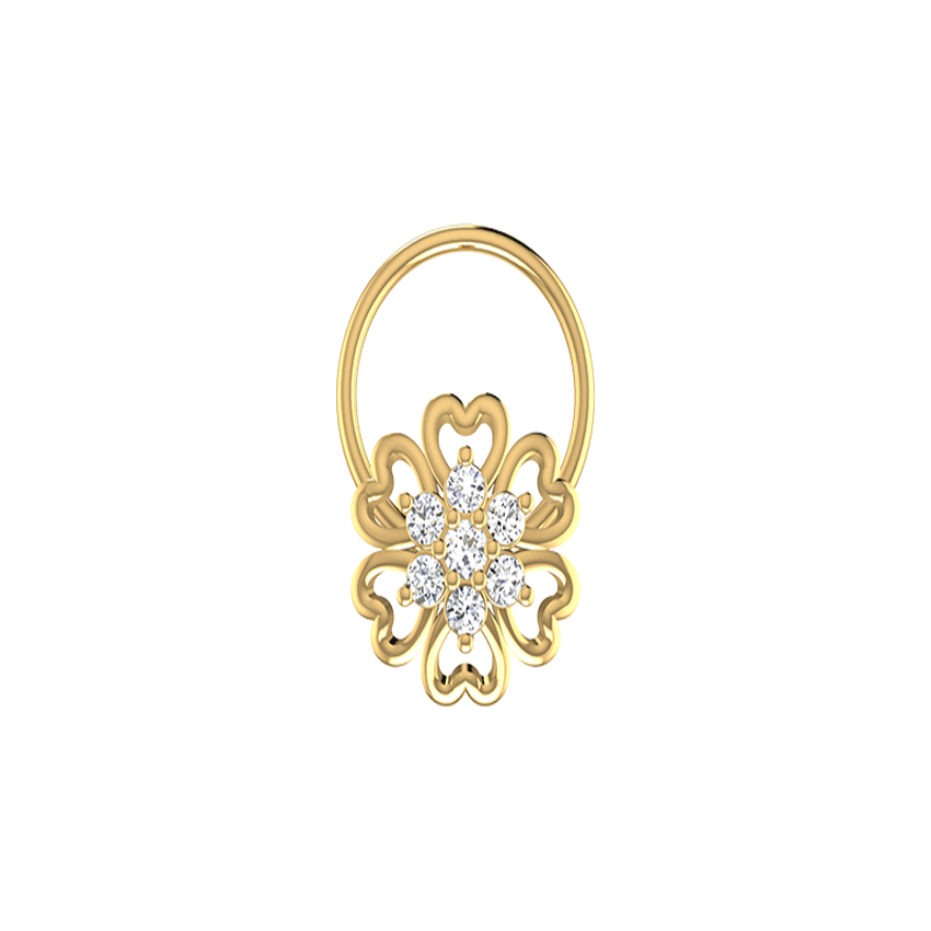 Diamond Glow Diamond Nosepins