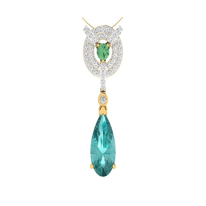 Tranquil Ray Diamond Pendant Set