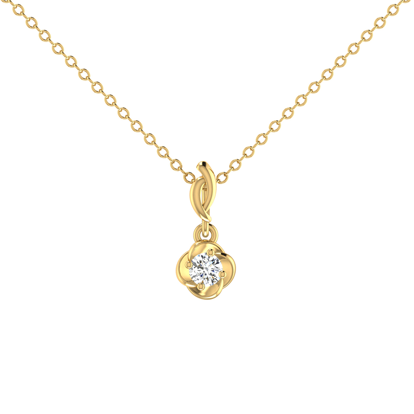 Whispering Frost Diamond Pendant
