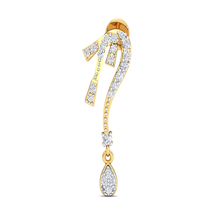 Diamond Butterfly Earrings