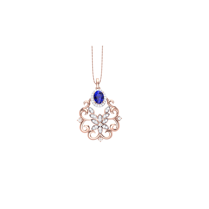 Pearl Horizon Diamond Pendant