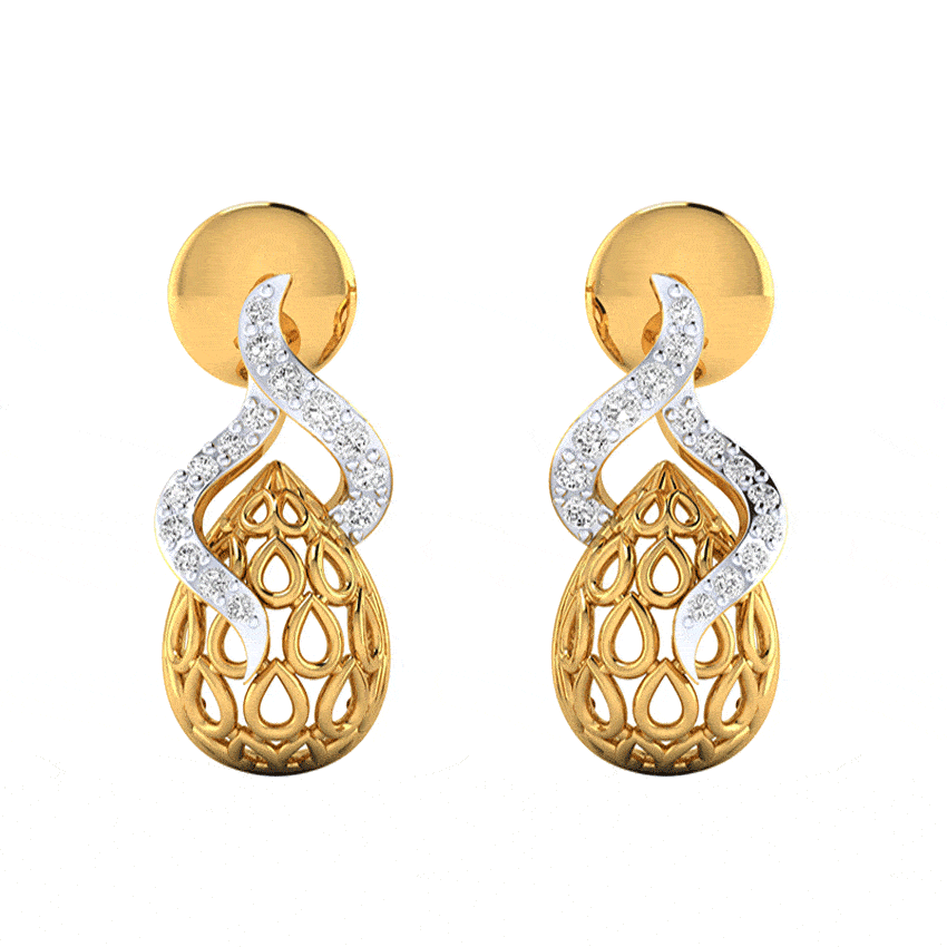 Radiant Charm Diamond Earrings Tops