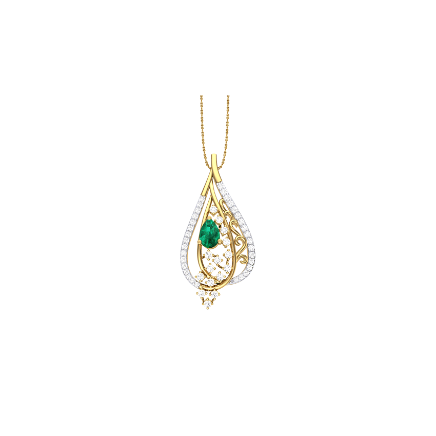 Onyx Night Diamond Pendant