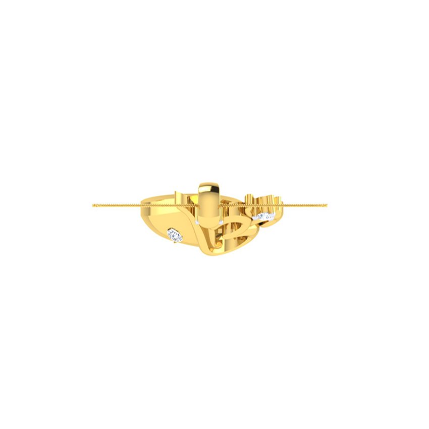 Diamond Ganesh Royal Pendant