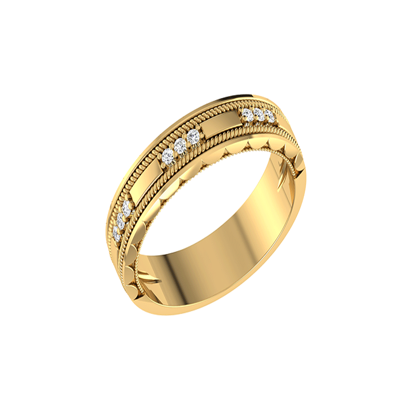 Elysian Glow Diamond Band Ring