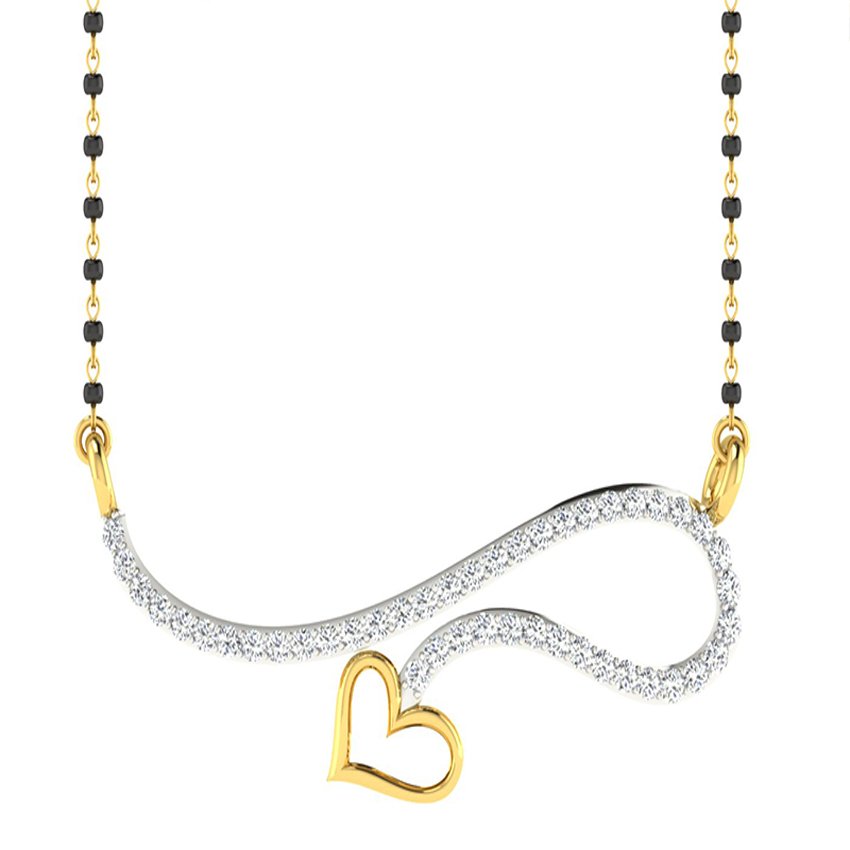 Love Shine Diamond Mangalsutra Set