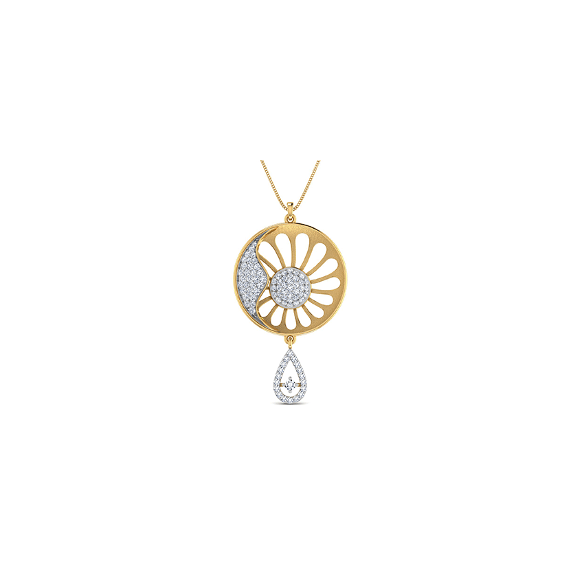 Opal Dusk Diamond Pendant